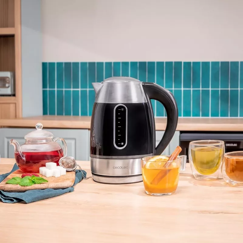 Elektrischer Wasserkocher Cecotec 1,7L 2200W Schwarz