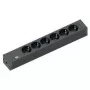 Power Extension Bachmann 420.0018 2m 6 AC Outlets Indoor Schwarz