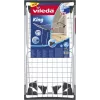 Wäscheständer VILEDA King White 157247 — Stahl, 20 m Trockenfläche, klappbar mit Rollen