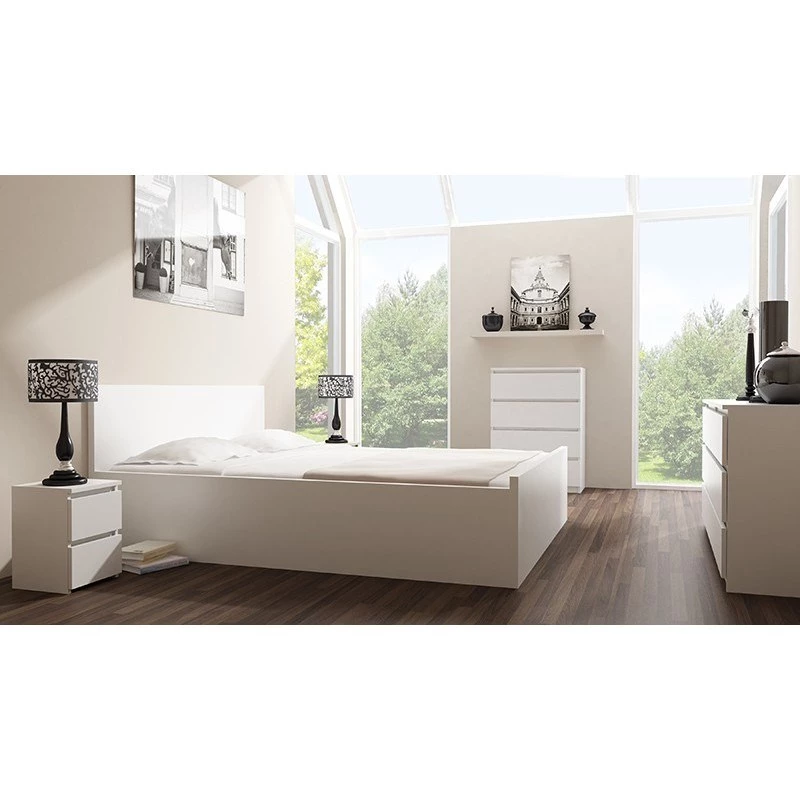 Topeshop M5 BIEL Kommode