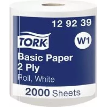 Papierhandtücher Tork 129239, 2-lagig, Rollenspenderblätter, universal verwendbar
