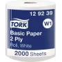 Papierhandtücher Tork 129239, 2-lagig, Rollenspenderblätter, universal verwendbar