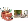 Schreibtisch-Organizer CEP TERRA NOVA Terrakotta – 6 Fächer, 14,3×15,8×9,3 cm
