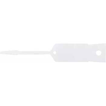 Schlüsselanhänger-Rohlinge Pack ks tools 500.8018 — 500 weiße Schlüsselrohlinge zum Fräsen