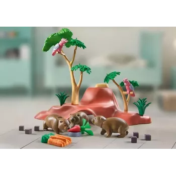 Wiltopia 71625 Wombat Shelter Figure Set
