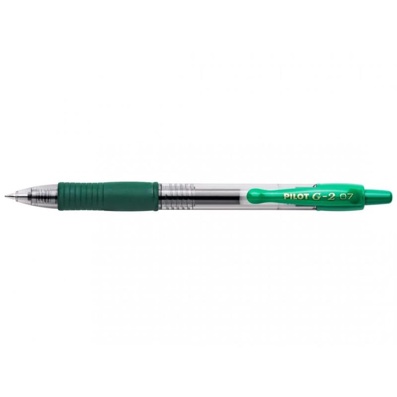 Pilot BL-G2-7 Grüner Gelstift 0,4 mm Spitze Transparenter Körper