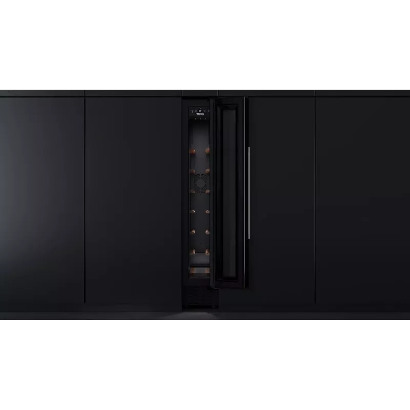 Teka RVU 10008 GBK Thermoelektrischer Weinkühler Einbau Schwarz 8 Flaschen