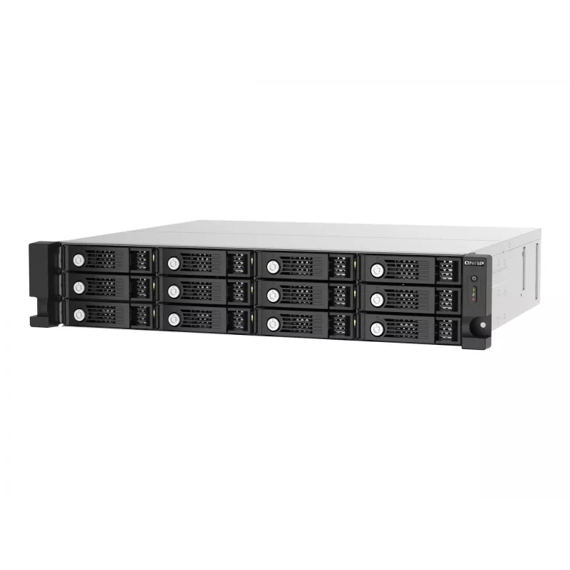 QNAP TL-R1220Sep-RP HDD/SSD-Gehäuse Schwarz, Grau 2,5/3,5 Zoll
