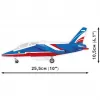 Konstruktionsspielzeug Cobi Alpha Jet Patrouille de France 1:48 Maßstabsmodell COBI-5841