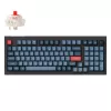 Keychron V5 Max Tastatur Universal RF Wireless Bluetooth Schwarz Grau 96% Mechanisch