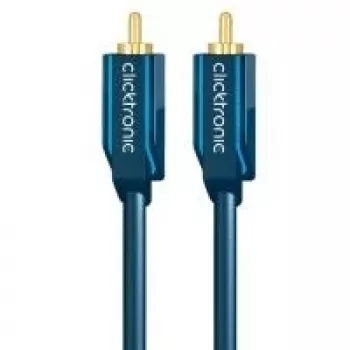 Audio-Kabel (Cinch-Stecker/Cinch-Stecker), 50 Ohm – 1,0 m Cinch-Koaxialkabel für dynamischen Klang – Audio-Kabel (Cinch-Stecker/Cinch-Stecker), 75 Ohm