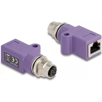 DeLOCK 60678 Adapter M12 auf RJ45 Violett