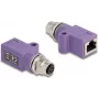 DeLOCK 60678 Adapter M12 auf RJ45 Violett