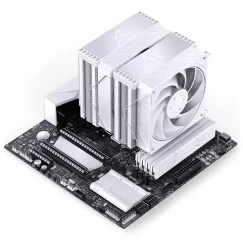 Jonsbo HX6280 CPU-Kühler, PWM, RGB - 130 mm, weiß