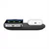 Belkin WIZ021VFBK – 2-in-1 kabellose Ladestation mit Qi2-Technologie 15 W, Schwarz