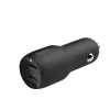 Dual-USB-A-Autoladegerät 12W x2 Schwarz