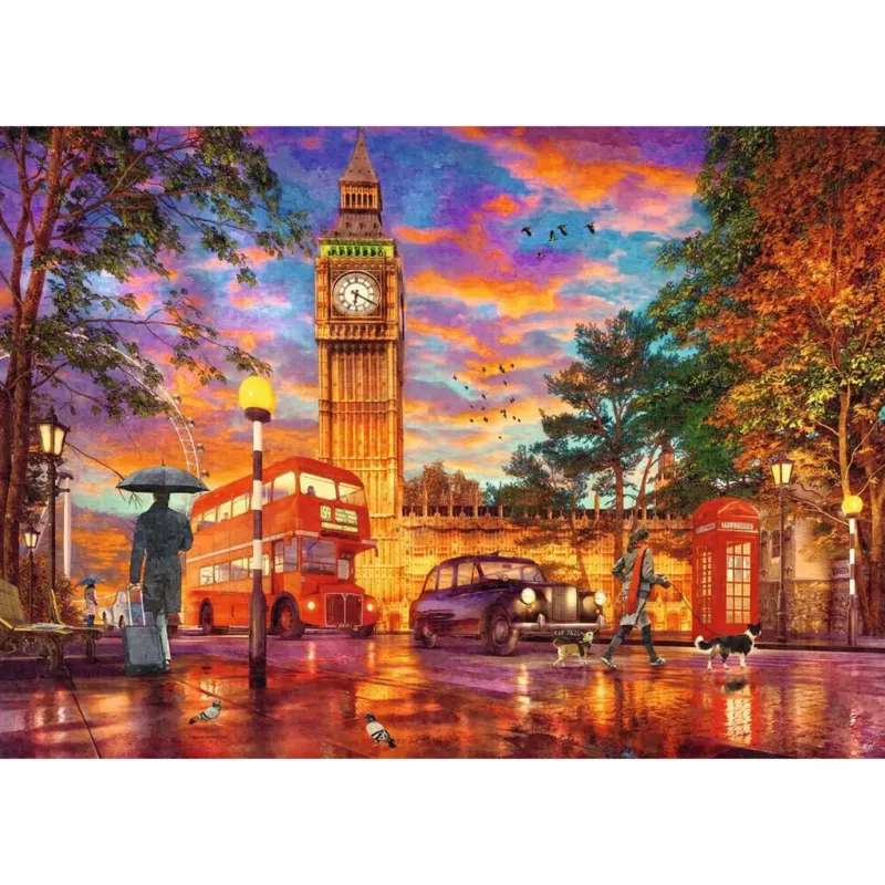 Puzzle Sonnenuntergang in London (1000 Teile)