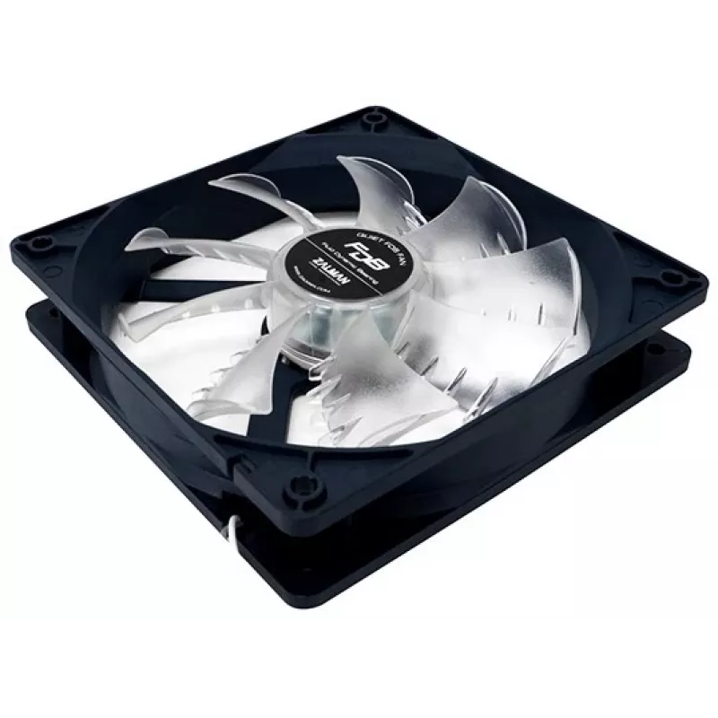 Zalman ZM-F3 FDB(SF) Computer-Kühlsystem Gehäuselüfter 12 cm Schwarz, Transparent