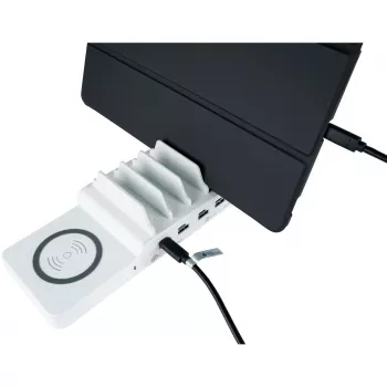 Mobilgeräteladegerät Alcasa PCA-D006WQR Schnellladen Weiß