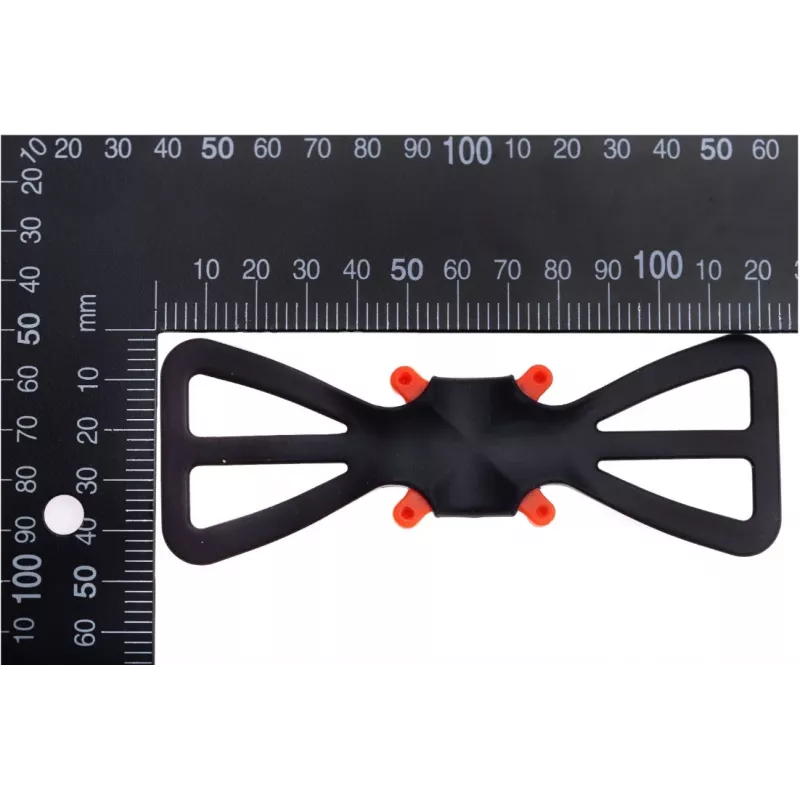 Einstellbarer Telefonhalter deeper ITGAM0003 — Angelruten-Telefonhalterung, Silikon, für 3,5–5 Zoll Handys, 280 mm, schwarz