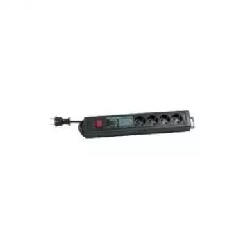 Power Extension REV 0015462513 2.5m 4 AC Outlets Schwarz