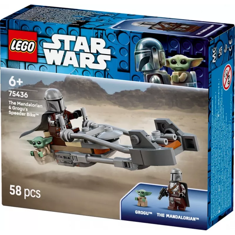 LEGO STAR WARS 75436 Der Mandalorianer und Grogu's Speeder Bike