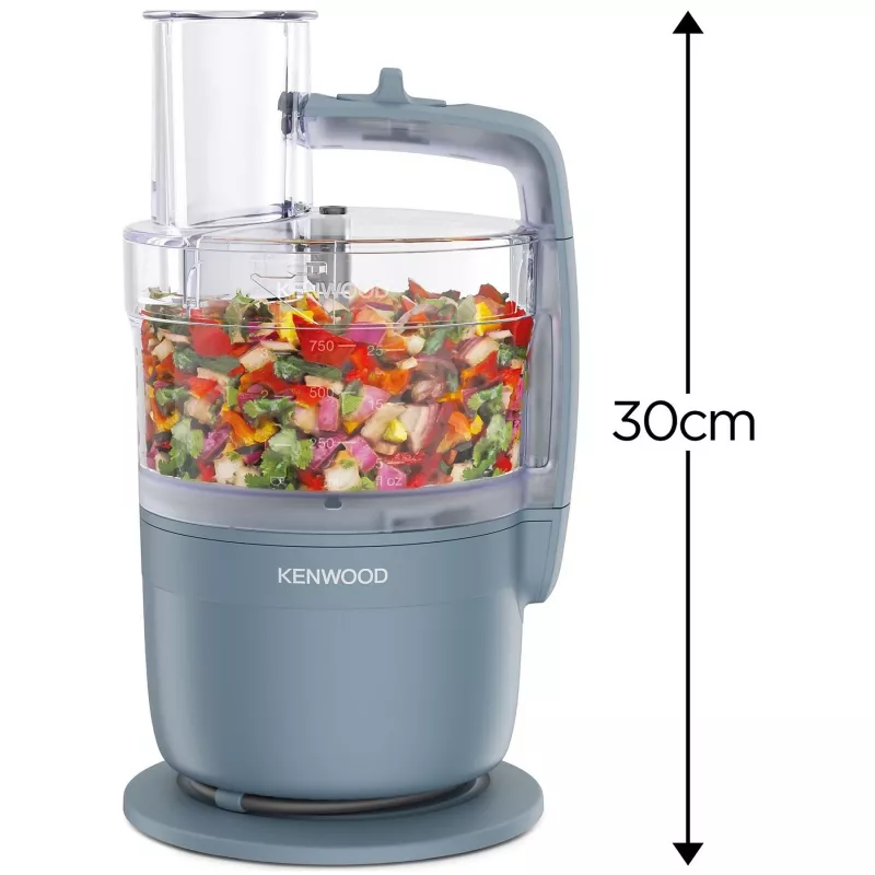 Küchenmaschine Kenwood FDP23.140GY MultiPro Go — kompakter tragbarer Zerkleinerer, grau