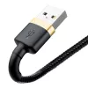 Baseus Cafule Kabel USB Lightning 1,5 A 2 m (Gold+Schwarz)