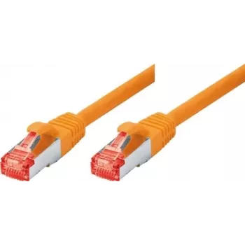 Tecline exertis Connect - Patchkabel - RJ-45 (M) zu RJ-45 (M) - 3 m - SSTP-Kabel - CAT 6 - halogenfrei - orange (71503A)