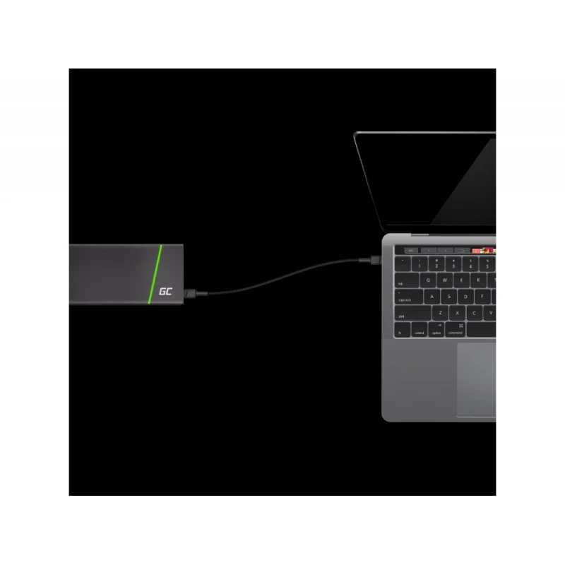 Green Cell KABGC30 USB-Kabel USB 2.0 1.2 m USB-C Schwarz