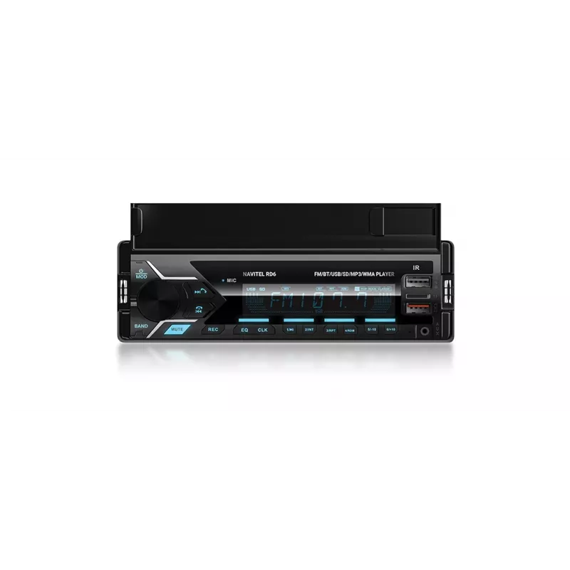 Auto-Digital-Media-Receiver Navitel RD6 — 4x45 W Audioplayer, Wiedergabe von digitalen und externen Quellen, Single-DIN-Einbau