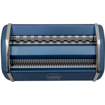 Nudelmaschine Marcato Atlas 150, manuelles Walzen- und Schneideset, puderblau
