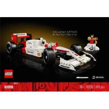 LEGO Set McLaren MP4/4 Ayrton Senna 10330 — LEGO ICONS Modell im Maßstab