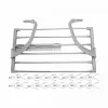 Anbauregal Jata HTEN2402 aus Polypropylen und Edelstahl faltbar 58×32×4,7 cm