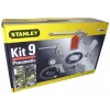 Druckluft-Werkzeugsatz STANLEY 9045718STN, 9-teilig, Metallwerkzeuge, Spiralschlauch 5 m, max. 20 bar