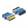 Glasfaser-Koppler DeLOCK 86893 SC Duplex Buchse zu SC Duplex Buchse Blau