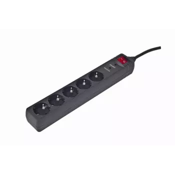 EnerGenie SPG5-C-15 Überspannungsschutz Schwarz 5 AC-Steckdosen 250 V 4,5 m