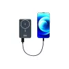 Port Designs 907005 Powerbank 10000 mAh kabelloses Laden Schwarz