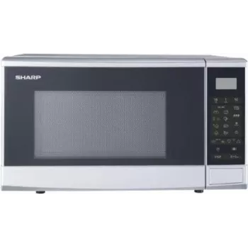 Sharp R270S Mikrowelle Silber Solo-Mikrowelle Über-dem-Herd 20 l 800 W