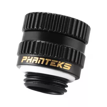 Adapter für Flüssigkeitskühlsysteme PHANTEKS PH-RA_BK_MF – Satin Schwarz, kompatibel mit Phanteks Glacier-Komponenten