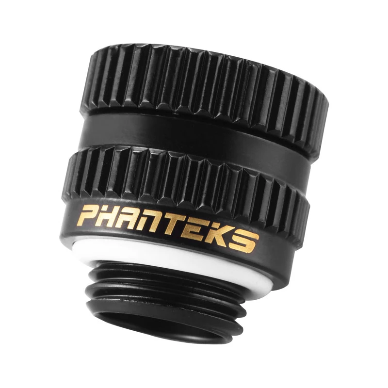 Adapter für Flüssigkeitskühlsysteme PHANTEKS PH-RA_BK_MF – Satin Schwarz, kompatibel mit Phanteks Glacier-Komponenten
