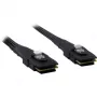 Inter-Tech - Internes SAS-Kabel - Serial ATA 150/300/600 - 36 PIN 4iMini MultiLane auf 36 PIN 4iMini MultiLane - 50 cm - verriegelt - Schwarz