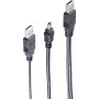 USB-Kabel ShiverPeaks BS77150 0,6m 2x USB A Mini-USB B Schwarz