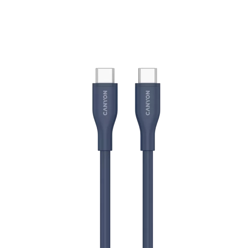 CANYON Kabel CC60SC10 C-C 60W 1m Silikon Dunkelblau