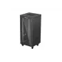 Freistehendes Rack-Gehäuse LANBERG FF01-6624-12BL 24U 19 Zoll 600×600 mm, IP20, 1200 kg, Schwarz