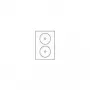 Druckeretiketten Avery L7760-25 Weiß
