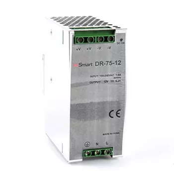 Stromversorgung 12V, 6,3A, 75W, Hutschiene