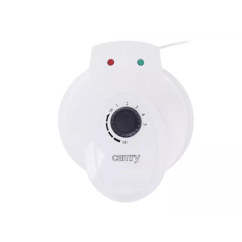 Camry | Waffeleisen | CR 3022 | 1000 W | Anzahl Gebäck 5 | Herzförmig | Weiß