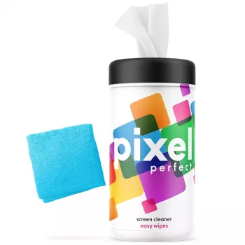 Reinigungstücher it dusters Pixel Perfect - PP-W50, Packung mit 50, fusselfreie Bildschirm- und Linsentücher