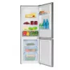 Kühl-Gefrierkombination AMICA FK2425.4UNTX(E) freistehend 277 L gesamt, Gefrierfach unten 74 L, Inverter, silber, 1593×540×550 mm